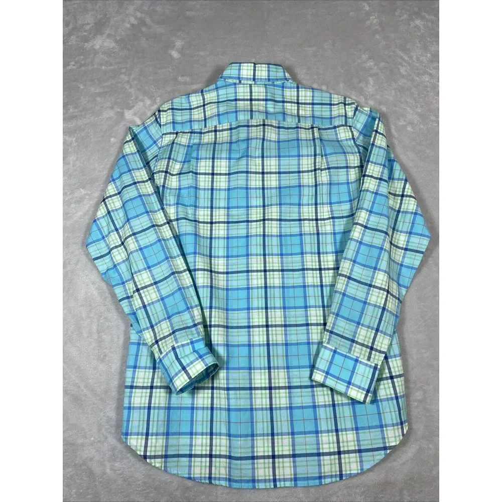 Southern Tide‎ Classic Fit Long Sleeve Button Down Plaid Size Small Fishing - Picture 9 of 9